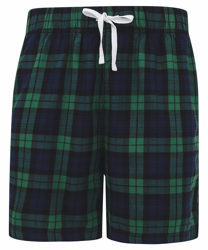 SF Tartan Lounge Shorts - Navy/Green Check