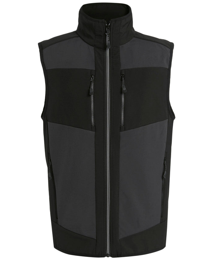 Regatta E-Volve Unisex 2-layer Softshell Bodywarmer - Ash/Black