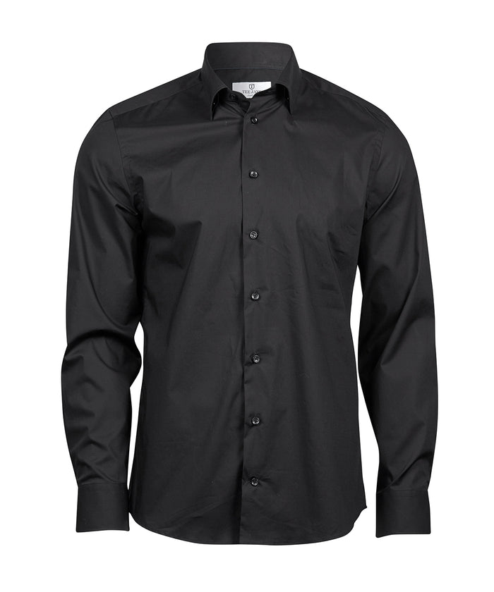 Tee Jays Stretch Luxury Shirt - Black