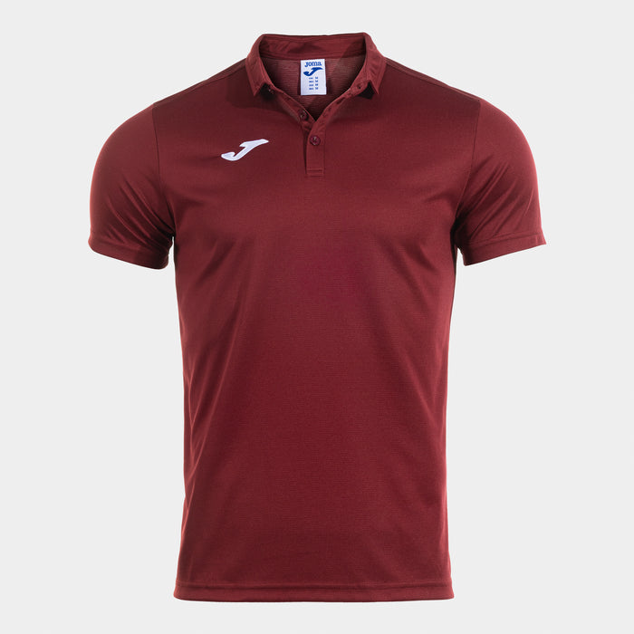 Joma Hobby Polo Shirt S/s (Adult) - Burgundy