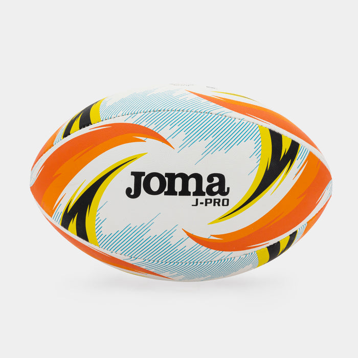 Joma J-pro Rugby Ball - White Orange
