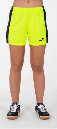 Joma Maxi Shorts (Adult) - Fluorescent Yellow Black