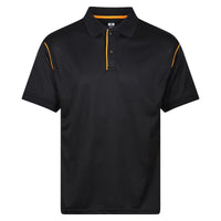 Chadwick Pro Premium Polo (Junior) - Black / Amber