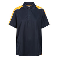 Chadwick Igen Unisex Polo (Junior) - Navy / Amber
