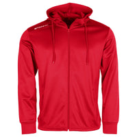 Stanno Field Hooded Full Zip Top (Adult) - Red