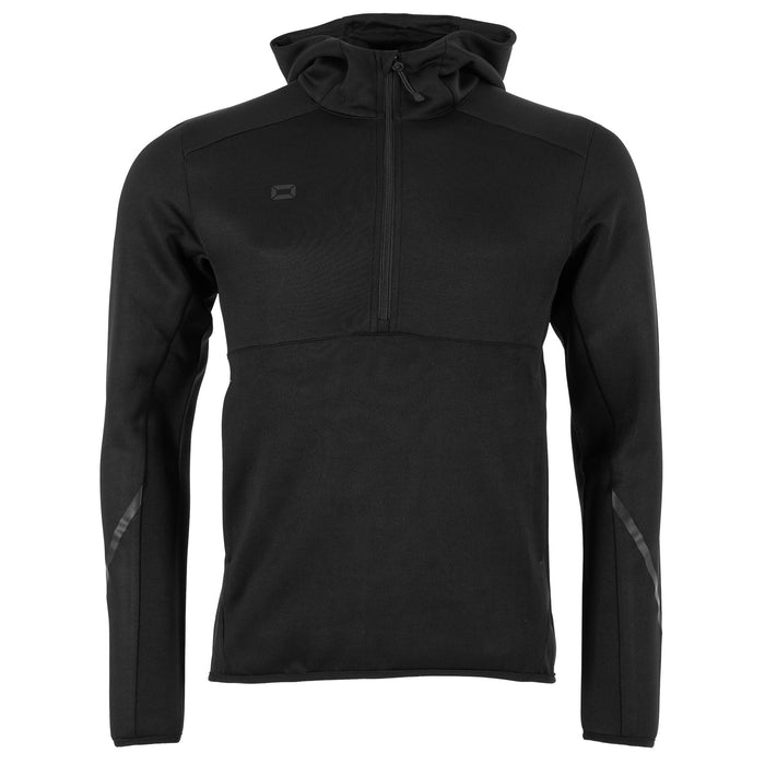 Stanno Plaza Hooded Half Zip Top (Adult) - Black