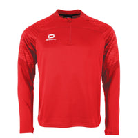 Stanno Bolt Quarter Zip Top (Adult) - Red
