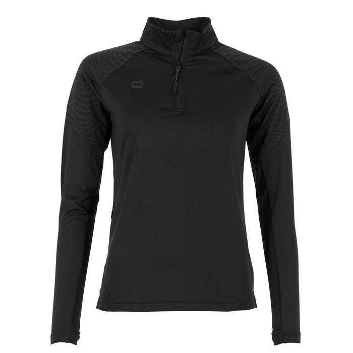 Stanno Functionals Quarter Zip Top Ladies II - Black