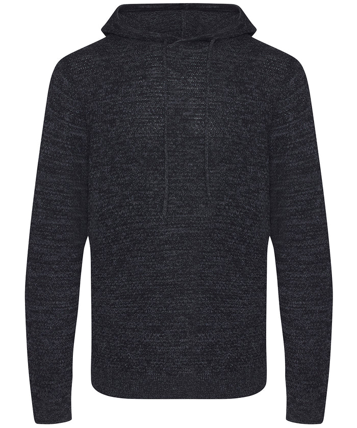 Awdisecologie Iguazu Regen Knitted Hoodie - Charcoal/Black