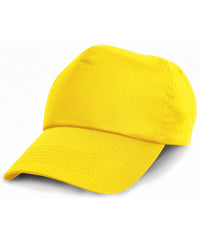 Resultheadwear Cotton Cap - Yellow