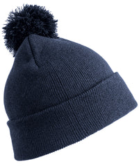 Resultwinteressentials Junior Pom Pom Beanie - Navy