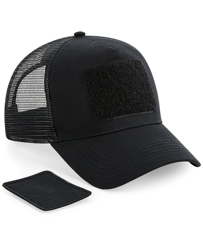 Beechfield Patch Snapback Trucker - Black