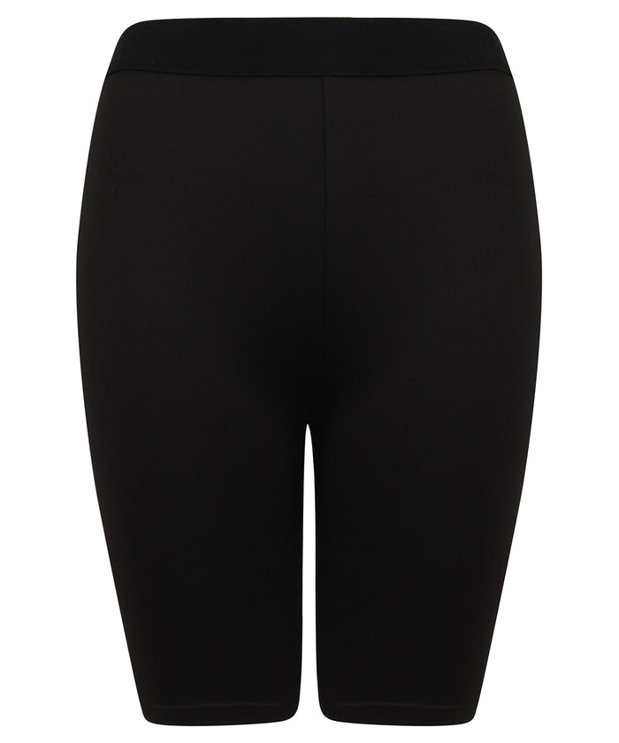 Women's Fashion Cycling Shorts - Black/Black