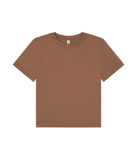Bella Canvas Women’s Heavy Boxy Tee - Vintage Brown