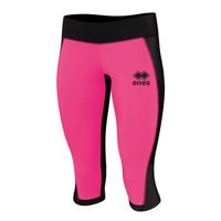 Errea Leggings Marlene - Black Fuchsia Fluo