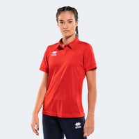 Errea Polo Alexis Woman Short Sleeve - Red