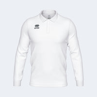 Errea Polo Evo Long Sleeve - White