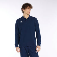 Errea Polo Evo Long Sleeve - Navy