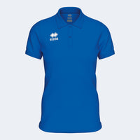 Errea Polo Evo Ladies Short Sleeve - Blue