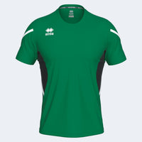 Errea Shirt Curtis Short Sleeve - Green/Black/White