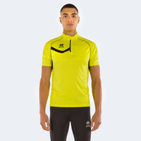 Errea Shirt Roger Short Sleeve - Yellow Fluo Black