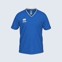 Errea Shirt Leonard Short Sleeve (Junior) - Blue White