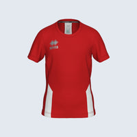 Errea Shirt Remy Woman Short Sleeve (Junior) - Red White