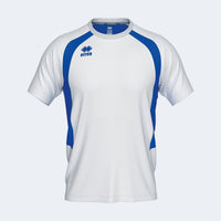 Errea Adrien Shirt Short Sleeve - White Blue