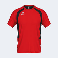 Errea Adrien Shirt Short Sleeve (Junior) - Red Black