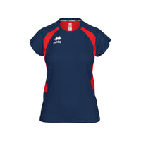 Errea Shirt Anika Short Sleeve - Navy Red