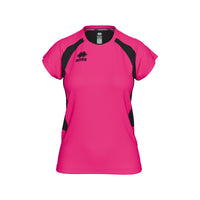 Errea Shirt Anika Short Sleeve - Fuchsia Fluo Black