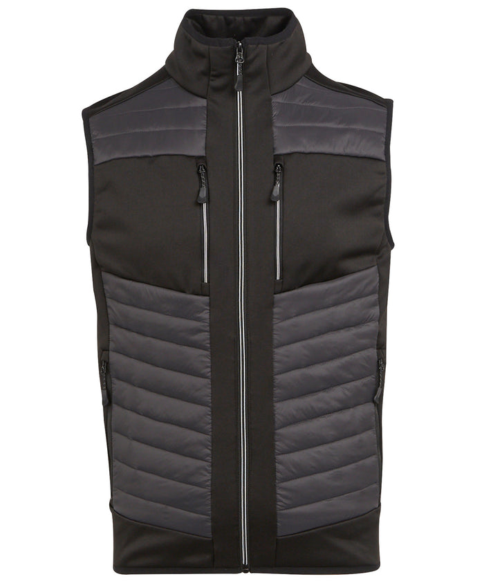 Regatta E-Volve Unisex Thermal Hybrid Bodywarmer - Ash/Black