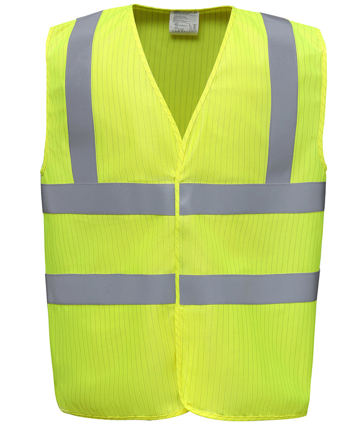 Yoko Hi-vis Flame-retardant Anti-static Waistcoat - Yellow