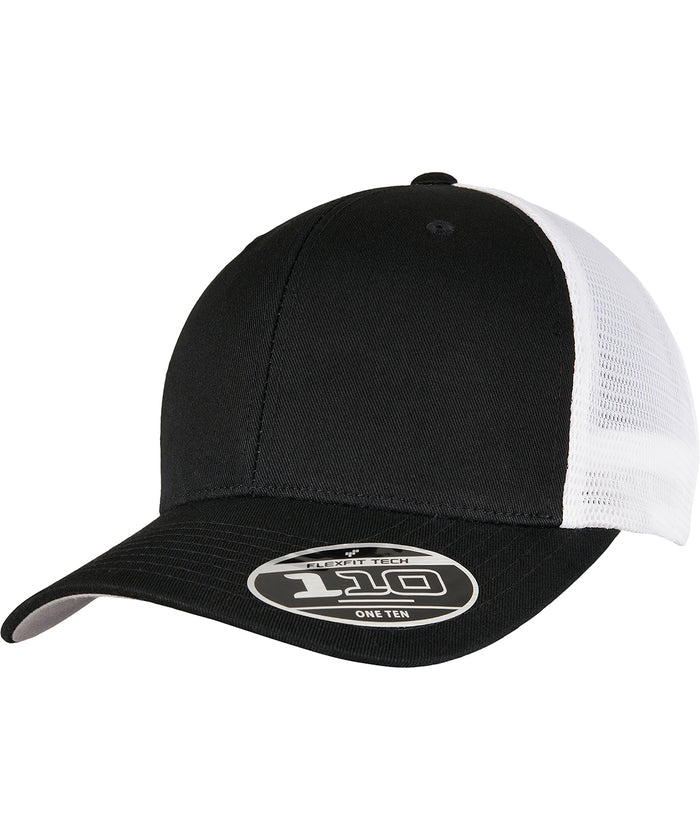 Flexfit 110 Mesh 2-tone Cap - Black/White