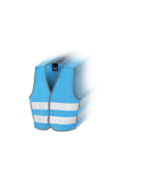 Kids' Hi-Vis Vest Pack in Sky Blue - 30 Result Core Junior Vests