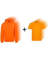 ProRTX Staff Pack in Orange - 5 Pro Hoodies and 5 Pro Polos