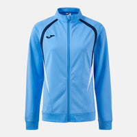 Joma Championship Full Zip Sweatshirt (Junior) - Sky Blue Light Brown