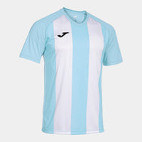 Joma Inter IV Short Sleeve T-shirt (Junior) - Sky Blue White