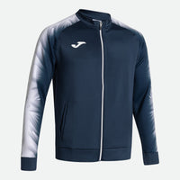 Joma Elite XI Full Zip Sweatshirt (Adult) - Navy Blue White