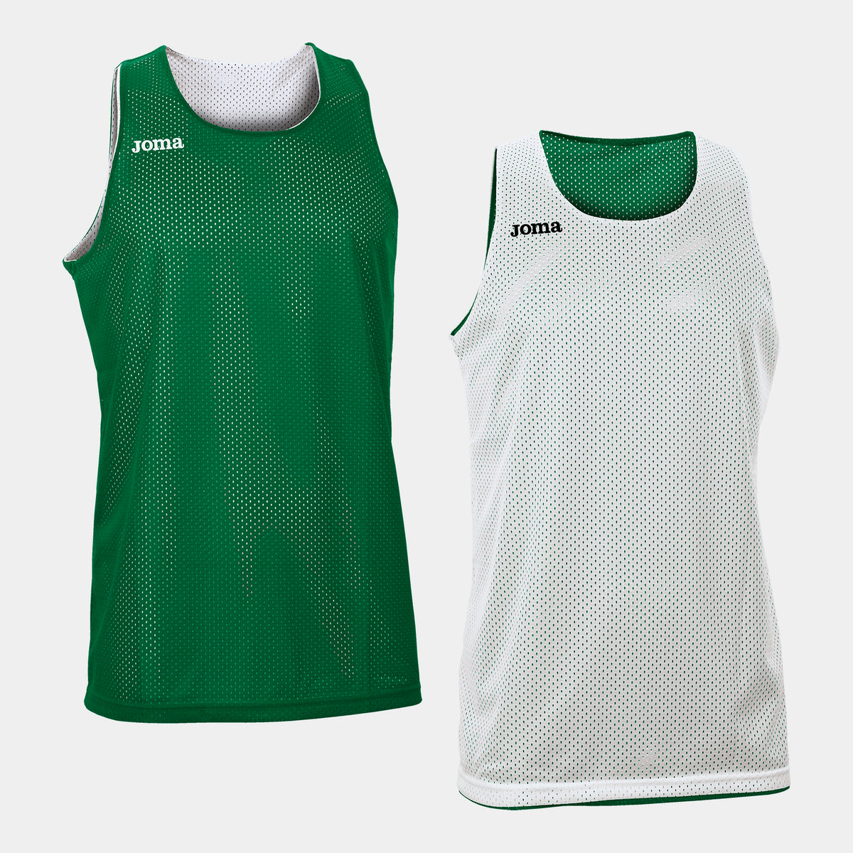 Joma Reversible T-shirt Aro Sleeveless (Adult) - Green White
