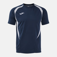 Joma Championship Short Sleeve T-shirt (Adult) - Navy Blue Gray