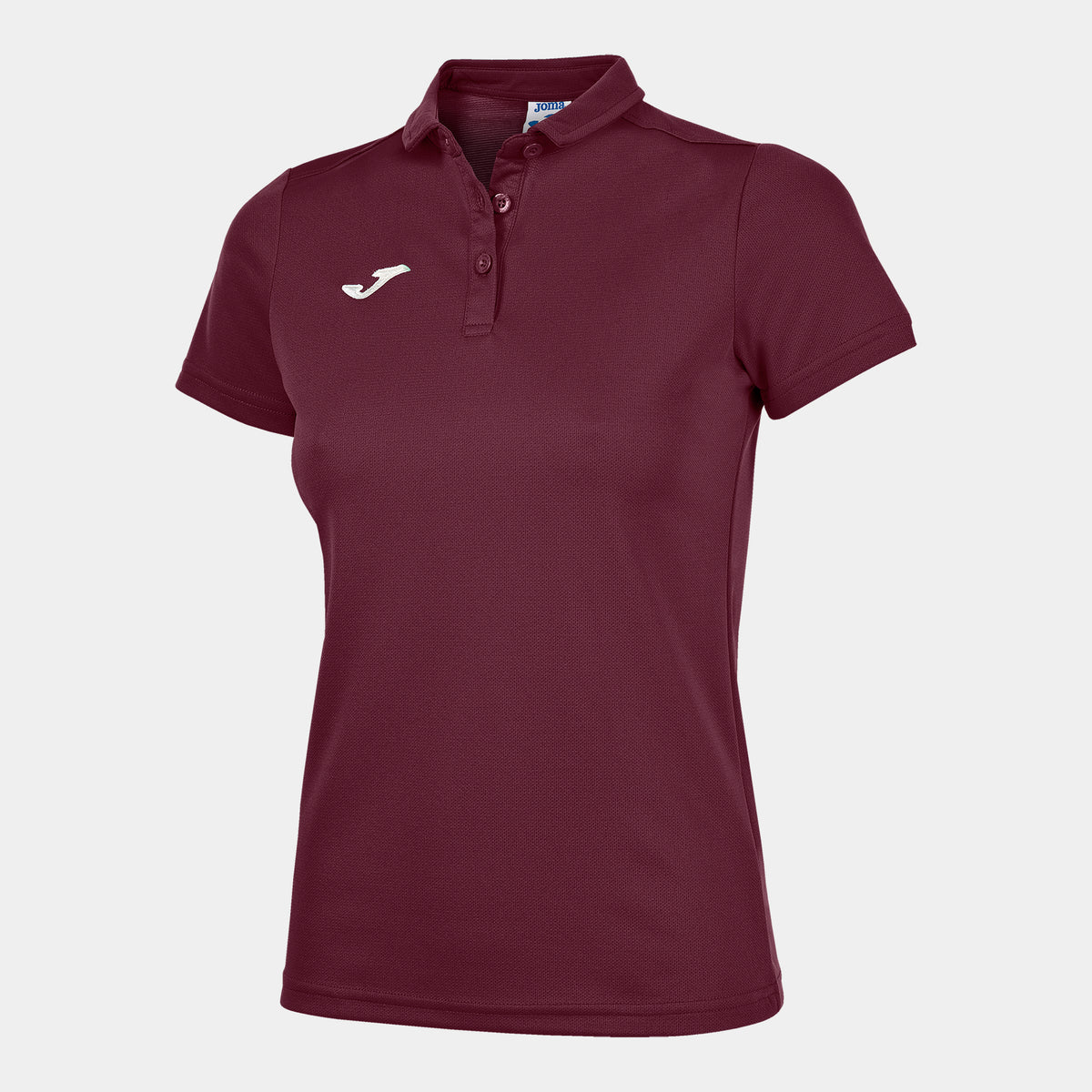 Joma Hobby Women's Polo Shirt S/s (Adult) - Burgundy