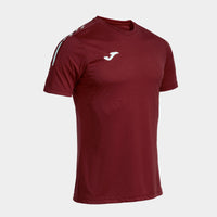 Joma Olimpiada Short Sleeve T-shirt (Adult) - Burgundy