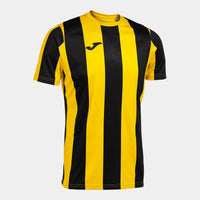 Joma Inter III Short Sleeve T-shirt (Adult) - Yellow Black