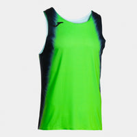 Joma Elite XI Tank Top (Adult) - Fluorescent Green Navy Blue