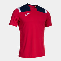 Joma Toledo Short Sleeve T-shirt (Junior) - Navy Blue Red