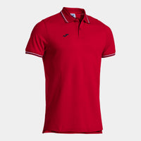 Joma Confort Classic Short Sleeve Polo (Adult) - Navy Blue Red