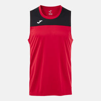 Joma Phoenix III Sleeveless Shirt (Adult) - Red Black