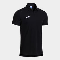 Joma Olimpiada Short Sleeve Polo (Junior) - Black