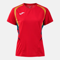 Joma Championship Short Sleeve T-shirt (Junior) - Dark Navy Red